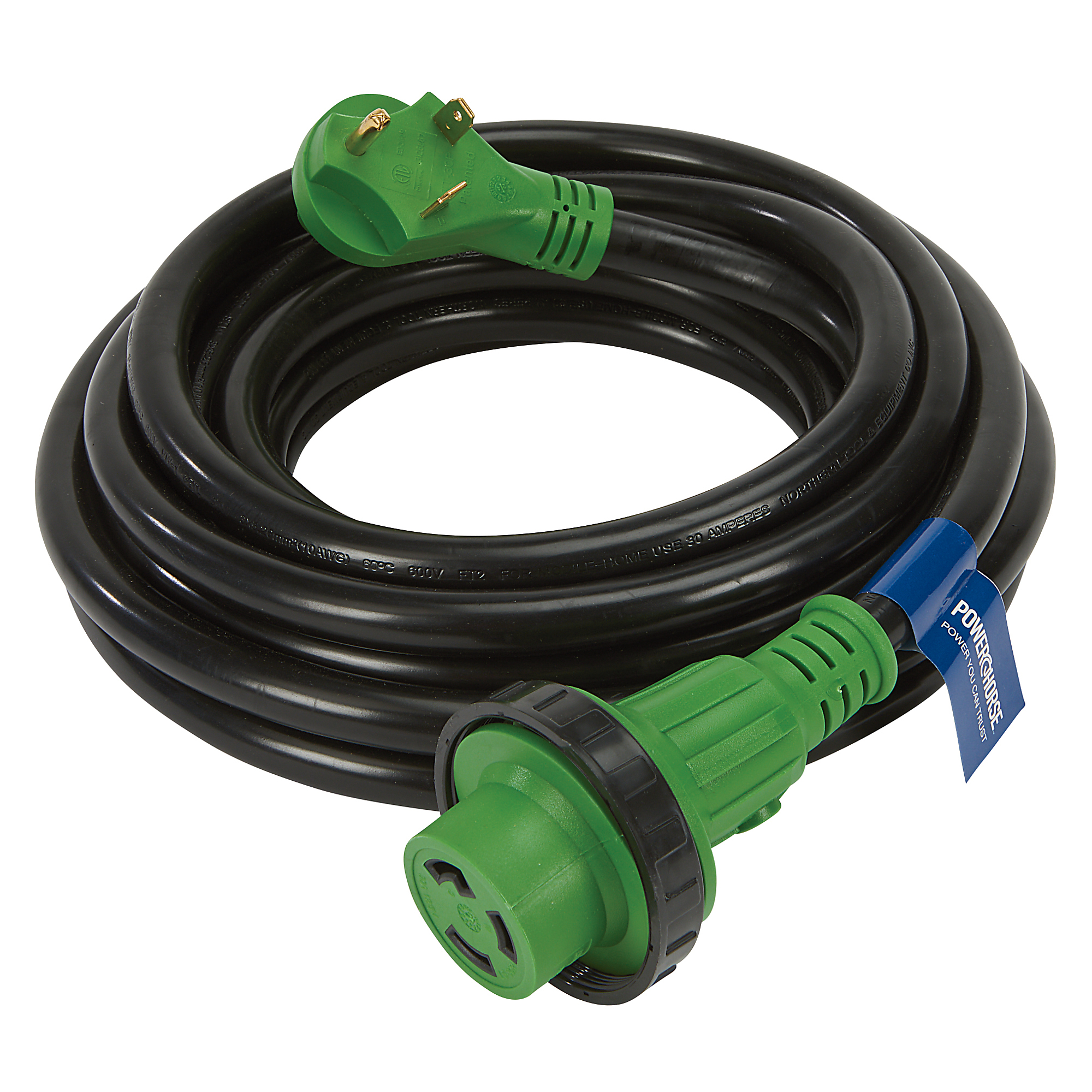 Powerhorse 25ft., 30 Amp Locking RV Power Cord